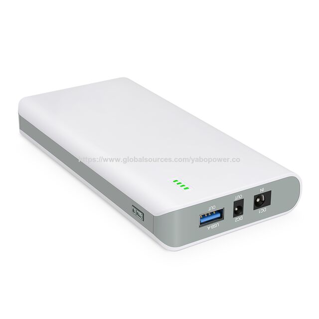 Power Bank Portátil YABO NB7101 17500mAh 64.75Wh Li-Ion com Saída DC 24V/19.5V/5V para Laptop, CCTV, Fita de LED e Câmera