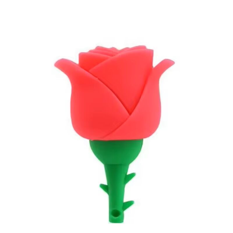 Rose Flashdrive Cartoon Rose Usb Flash Drive Pvc Business Flower Memory Stick 128gb 2gb ...
