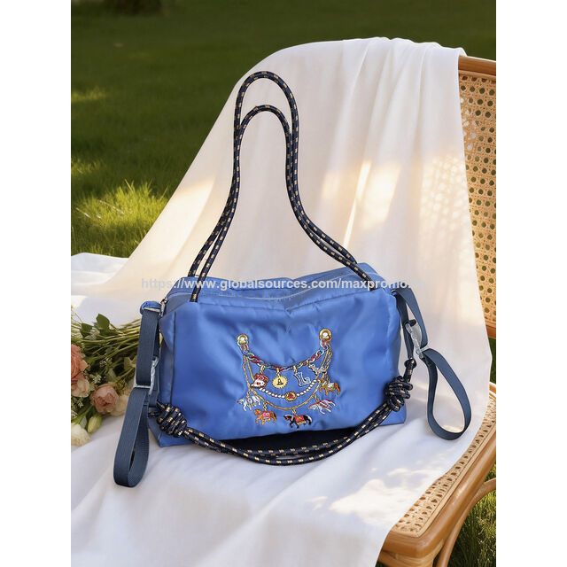 Bolso Tote de Nylon para Mujer, Bolso de Hombro y Cruzado Multiusos para Viajes y Uso Diario