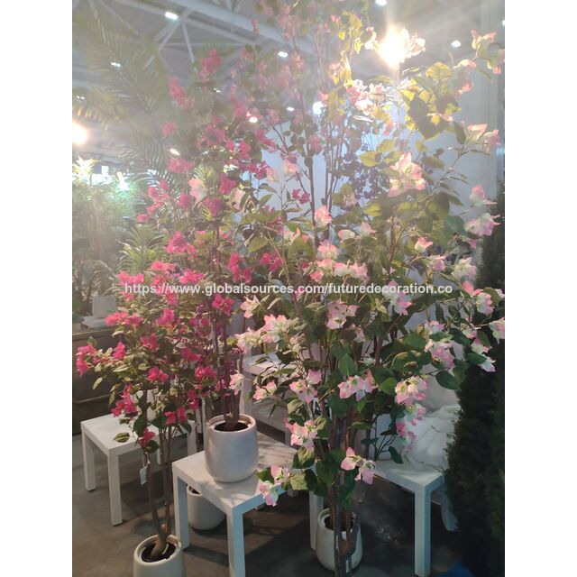Árbol verde artificial con puntas de PE, OEM, 110 cm de altura con maceta de plástico - Suministro directo de fábrica