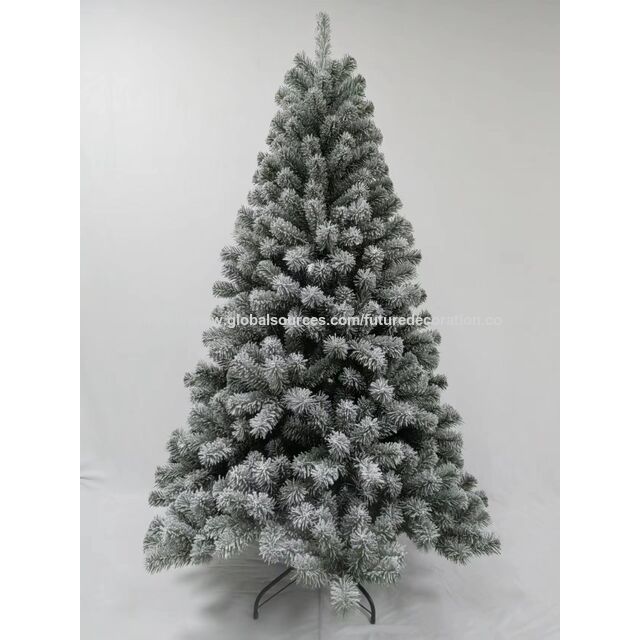 Künstlicher Weihnachtsbaum 210cm grün/Schnee PVC/PE OEM Dekoration