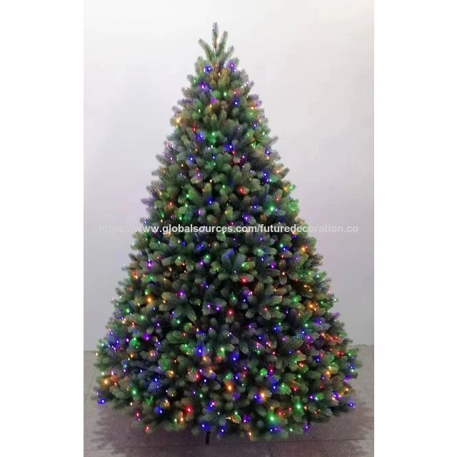 Künstlicher Weihnachtsbaum 210cm grün/Schnee PVC/PE OEM Dekoration