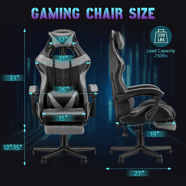 ODM OEM Luxus Kunstleder Gaming Stuhl mit Massage, Ergonomischer Gamer Stuhl für Büro und Zuhause
