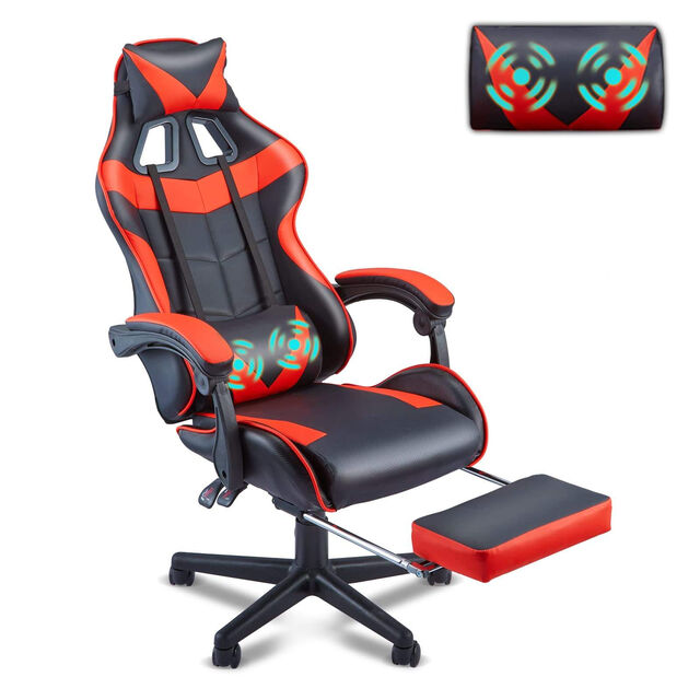 ODM OEM Luxus Kunstleder Gaming Stuhl mit Massage, Ergonomischer Gamer Stuhl für Büro und Zuhause