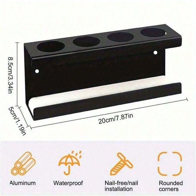 Rack de suporte de escova de dentes de metal no atacado