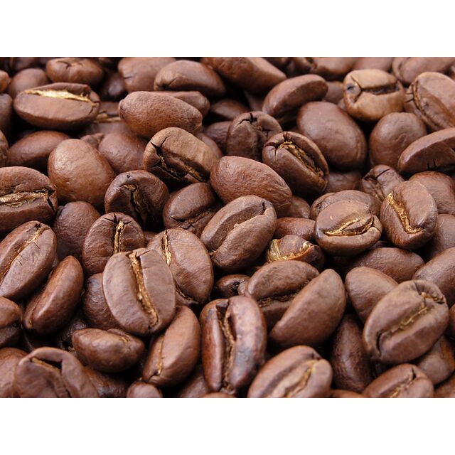 Granos de Café Arábica Robusta Orgánicos Premium Baratos - Tueste Oscuro Amargo de Alta Calidad, Sabor Fresco, Sellado al Vacío de Grado Superior