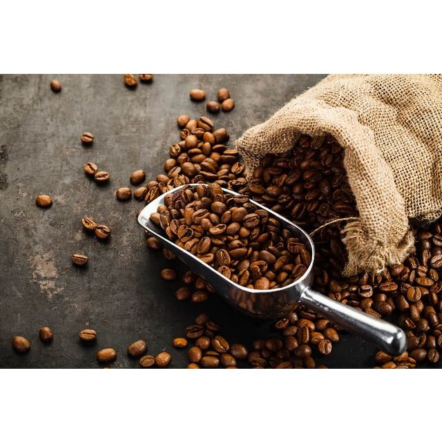 Granos de Café Arábica Robusta Orgánicos Premium Baratos - Tueste Oscuro Amargo de Alta Calidad, Sabor Fresco, Sellado al Vacío de Grado Superior