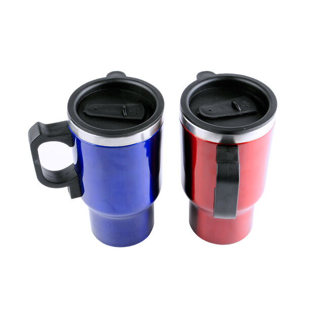 Reise-Heizbecher Auto 12V 450ML Edelstahl Basis Heizbecher Wasserkocher