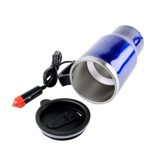 Reise-Heizbecher Auto 12V 450ML Edelstahl Basis Heizbecher Wasserkocher