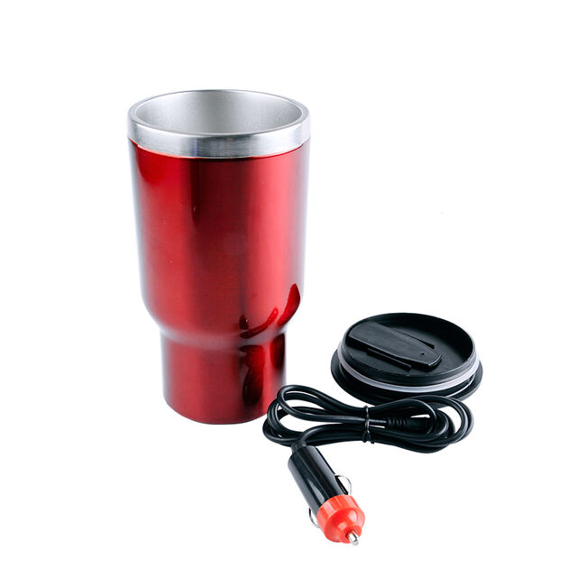 Reise-Heizbecher Auto 12V 450ML Edelstahl Basis Heizbecher Wasserkocher