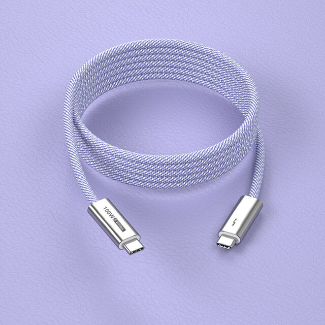 USB 3.1 Datenkabel, Koaxial 3.1 20G PD100W 20V 5A, Premium-Qualität USB 4 kompatibel, 4K 60Hz