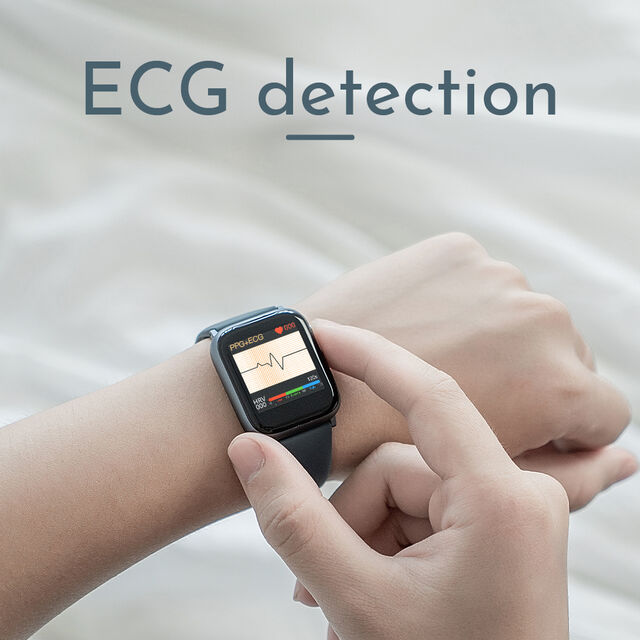 Smartwatch für Herren mit EKG, Blutdruck, Blutsauerstoff und Herzfrequenzmessung - Online kaufen