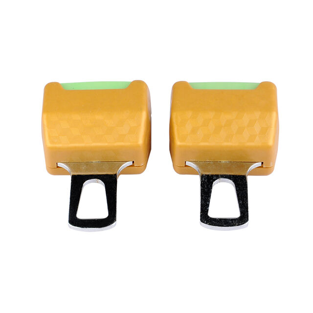Boucles de ceinture de sécurité de voiture populaires 2020, 2 pièces, fibre de carbone