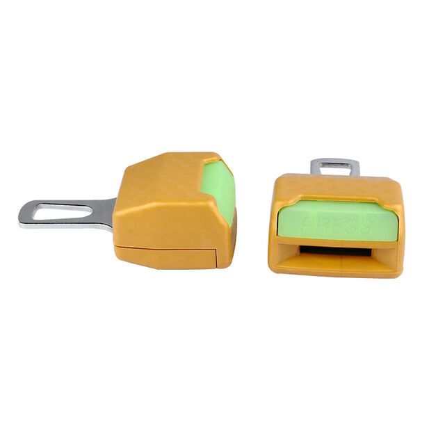 Boucles de ceinture de sécurité de voiture populaires 2020, 2 pièces, fibre de carbone