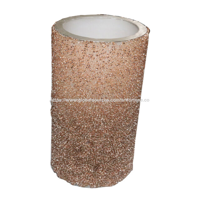 Bougie LED, Bougie LED sans Flamme à Piles 7.5*14cm avec Laque Rouge pour la Décoration de la Maison
