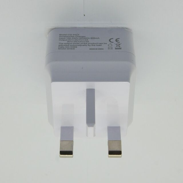شاحن حائط USB QC 3.0 بمنفذ واحد، إصدار المملكة المتحدة