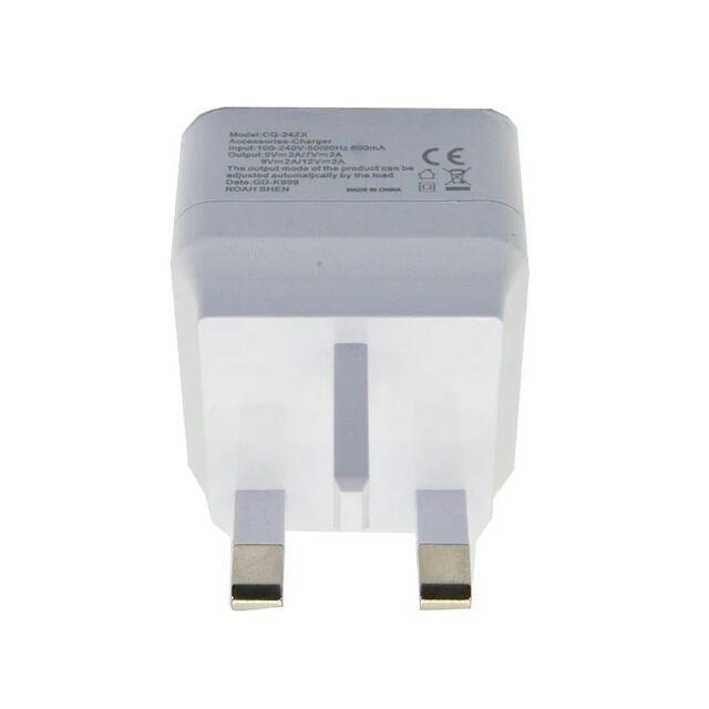 شاحن حائط USB QC 3.0 بمنفذ واحد، إصدار المملكة المتحدة