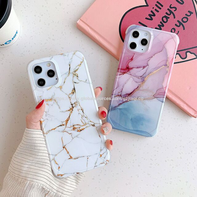 Coque de Téléphone Design Marbre IMD Nouvelle Mode Protection Complète pour Samsung S22 Plus