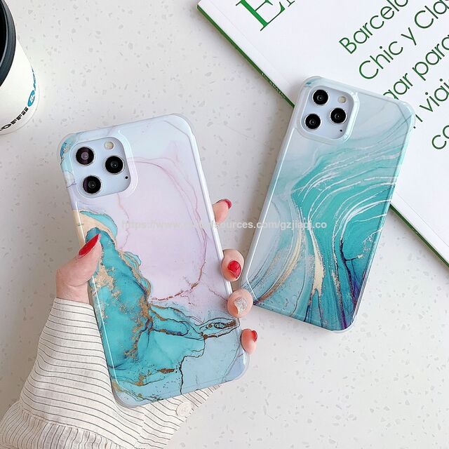 Coque de Téléphone Design Marbre IMD Nouvelle Mode Protection Complète pour Samsung S22 Plus