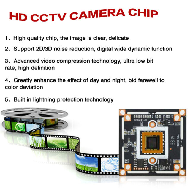 Cámara híbrida AHD+CVI+TVI+CVBS, 1/4 CMOS 720P cuatribanda, compatible con OSD