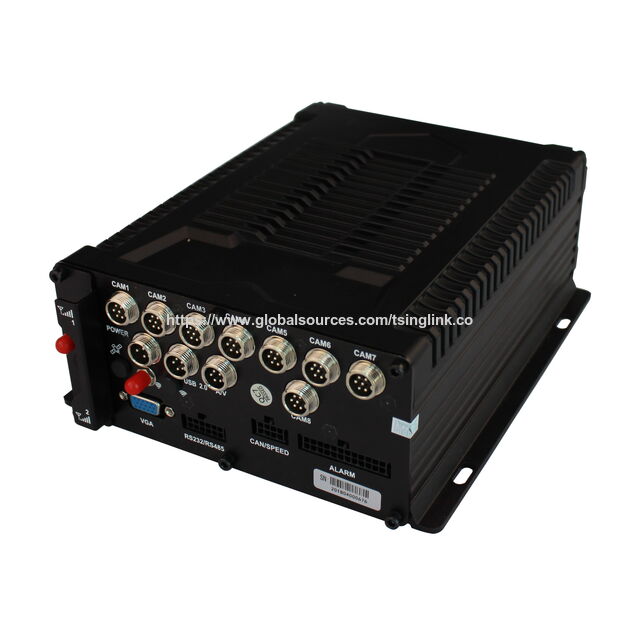 8-Kanal Bus Mobile DVR mit GPS Beidou Ortung und drahtloser Übertragung