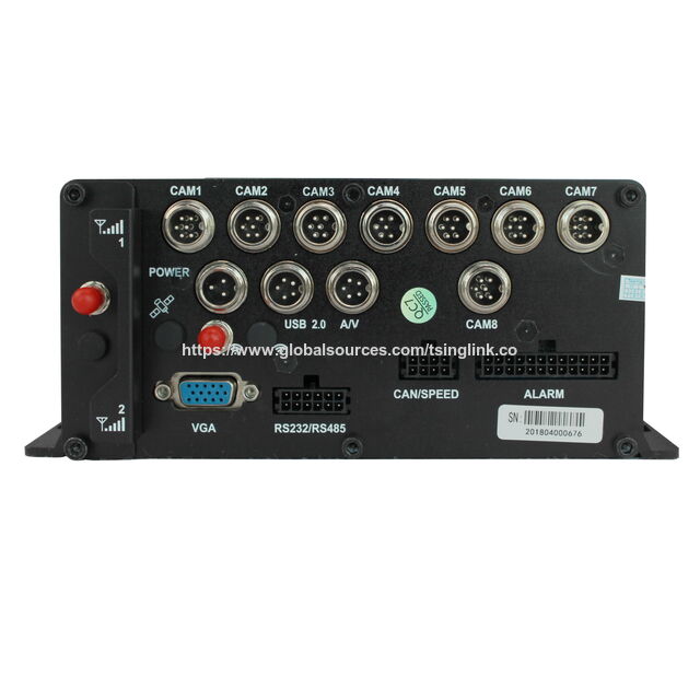 8-Kanal Bus Mobile DVR mit GPS Beidou Ortung und drahtloser Übertragung