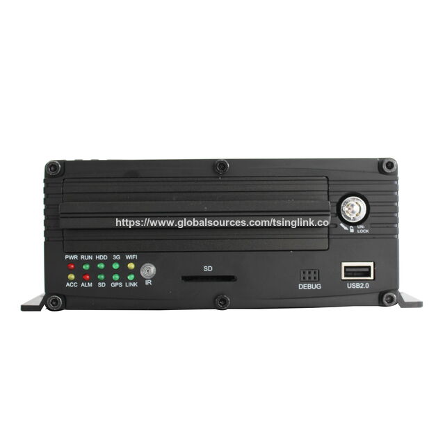 8-Kanal Schulbus DVR 4G HD Fahrzeug Hybrid Festplatten-DVR 1080p CCTV GPS Mobile Kamera DVR