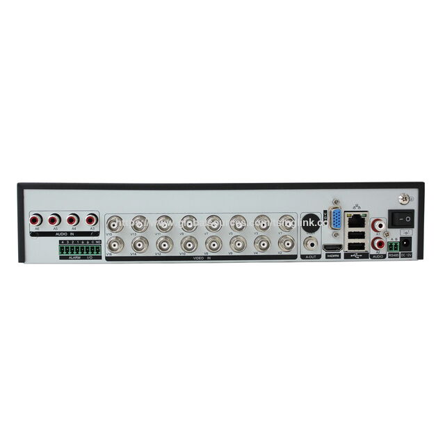 H.264 16-Kanal 1080p AHD Hybrid DVR mit Monitorunterstützung und Sicherheit