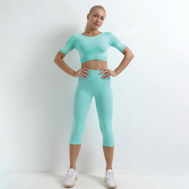 Conjuntos de Yoga para Mujer de Alta Calidad, Ropa Deportiva para Fitness