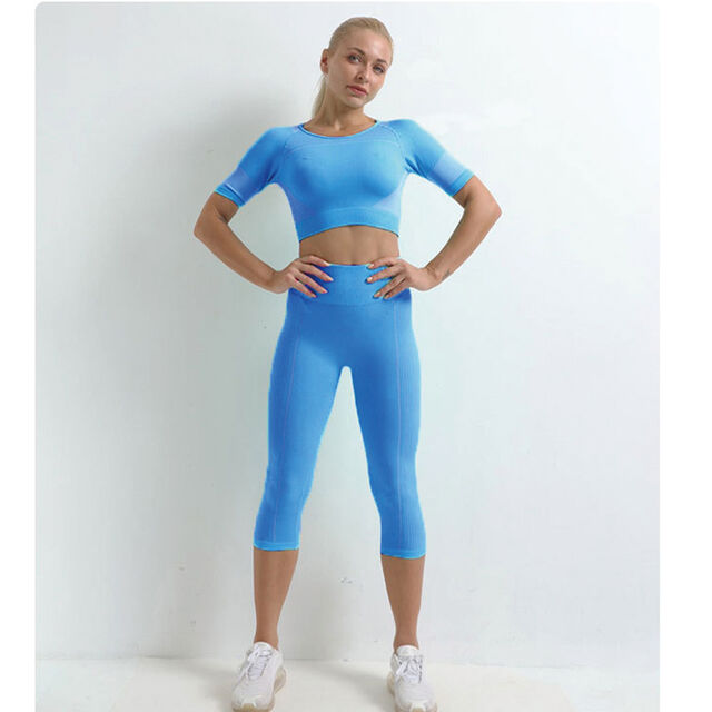 Conjuntos de Yoga para Mujer de Alta Calidad, Ropa Deportiva para Fitness