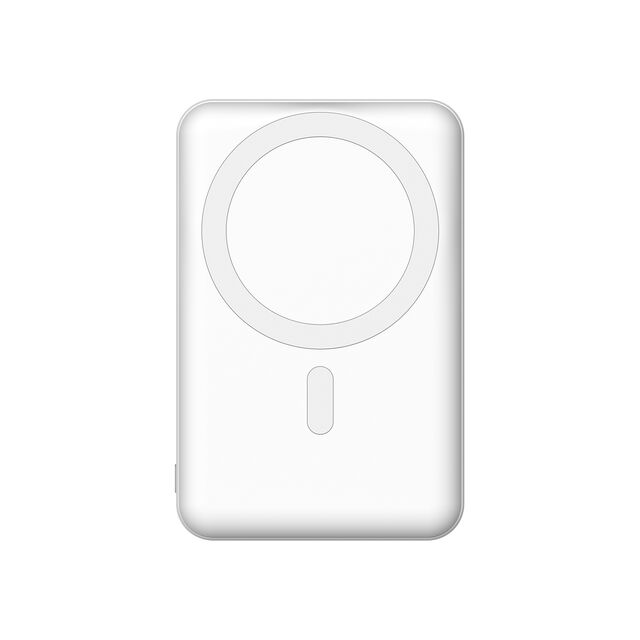 Batería Externa Magsafe de 2000MAH, Power Bank Magnético de 5000mAh con Cable Tipo-C, Carga Rápida PD de 20W, Entrada Lightning Inalámbrica