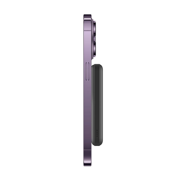 Batería Externa Magsafe de 2000MAH, Power Bank Magnético de 5000mAh con Cable Tipo-C, Carga Rápida PD de 20W, Entrada Lightning Inalámbrica