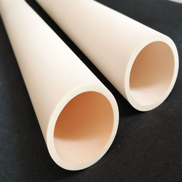 Industrielle elektrische Isolierung Technische Keramik Hitzebeständig Hoch 99% 99,5% Hohl Al2O3 Aluminiumoxid-Keramikrohr
