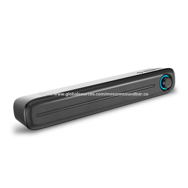 S18 Soundbar für Smart TV, Bluetooth-Soundbar für Fernseher, 10-Watt-Mini-Soundbar mit BT/TWS/AUX/USB