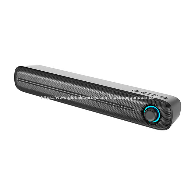 S18 Soundbar für Smart TV, Bluetooth-Soundbar für Fernseher, 10-Watt-Mini-Soundbar mit BT/TWS/AUX/USB