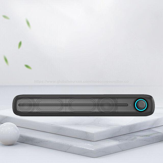 S18 Soundbar für Smart TV, Bluetooth-Soundbar für Fernseher, 10-Watt-Mini-Soundbar mit BT/TWS/AUX/USB