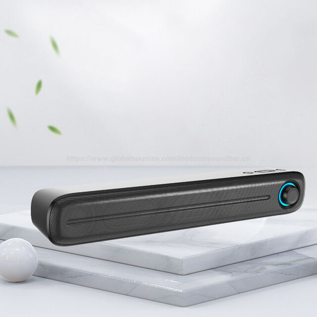 S18 Soundbar für Smart TV, Bluetooth-Soundbar für Fernseher, 10-Watt-Mini-Soundbar mit BT/TWS/AUX/USB