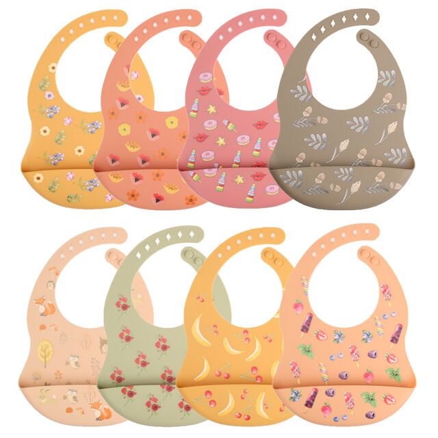 Ensemble d'alimentation en silicone sans BPA pour tout-petits, 5 pièces, motif dinosaure, avec bol à ventouse et cuillère pour 0-12 mois, lavable au lave-vaisselle