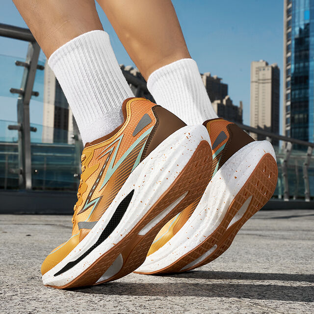 Tênis Esportivo de Corrida Leve e Respirável com Amortecimento Elástico Popcorn de Alta Qualidade para Homens - Primavera Verão Outono