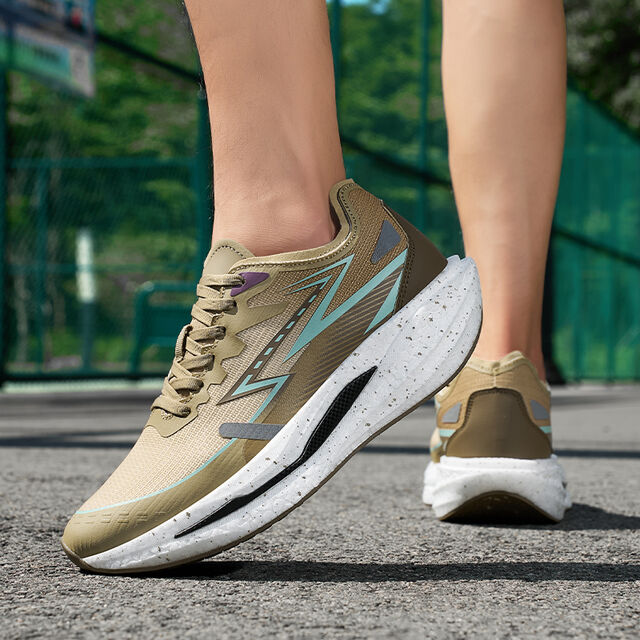 Tênis Esportivo de Corrida Leve e Respirável com Amortecimento Elástico Popcorn de Alta Qualidade para Homens - Primavera Verão Outono