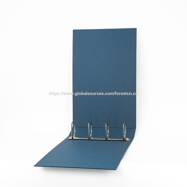 Caja de Archivador Corrugado Impresa Azul Personalizada al por Mayor, Caja de Embalaje Plegable para Uso de Oficina