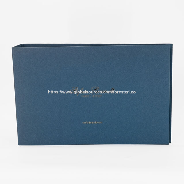 Caja de Archivador Corrugado Impresa Azul Personalizada al por Mayor, Caja de Embalaje Plegable para Uso de Oficina