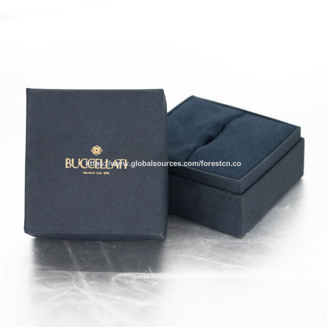 Boîte d'emballage pliable rigide en papier noir imprimé personnalisé en gros pour cadeaux