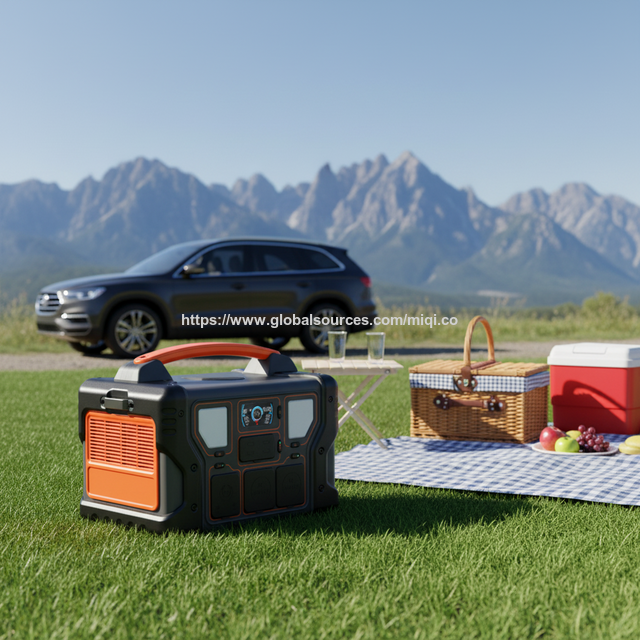 Alimentation de stockage d'énergie OEM 1,2 kW UPS LiFePO4 portable 1000W 1200W générateur solaire onduleur station d'alimentation pour camping