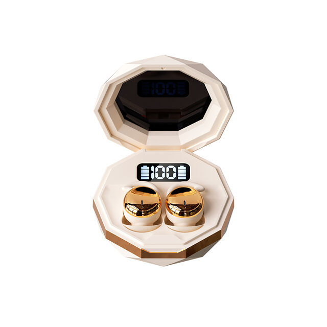 NY-218 Casques Mini Intra-Auriculaires Confortables avec Affichage Numérique, Longue Durée de Vie, pour le Sommeil