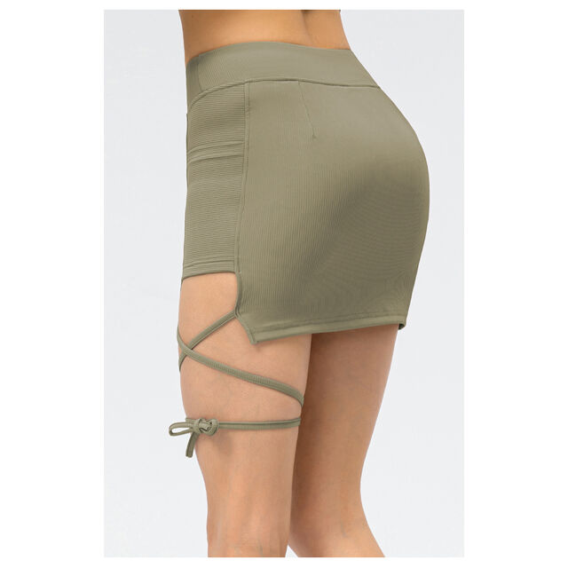 Nuevo mono de golf OEM para mujer, vestido de tenis forrado con pantalones cortos y bolsillo oculto, ropa deportiva para correr al aire libre