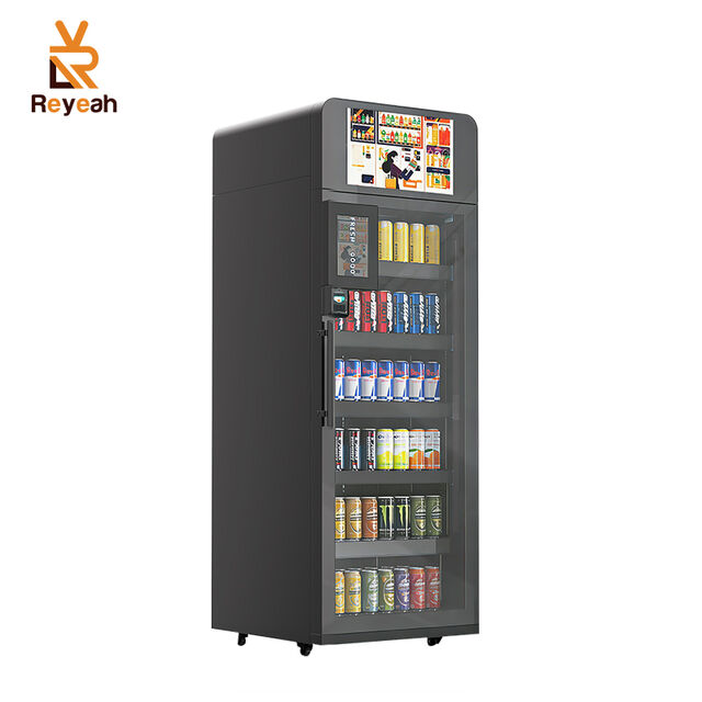 Distributeur Automatique Intelligent IA avec Paiement Libre-Service pour Snacks et Boissons Froides avec Suivi d'Inventaire à Distance pour Centres Commerciaux