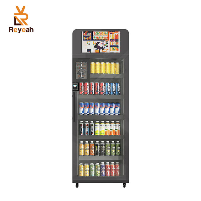 Distributeur Automatique Intelligent IA avec Paiement Libre-Service pour Snacks et Boissons Froides avec Suivi d'Inventaire à Distance pour Centres Commerciaux
