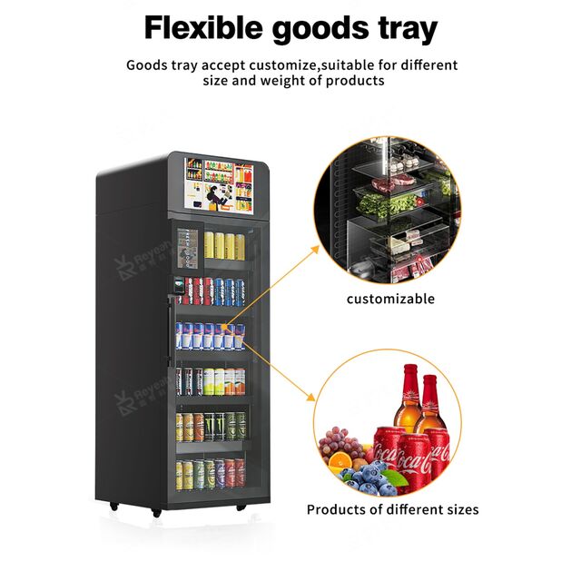 Distributeur Automatique Intelligent IA avec Paiement Libre-Service pour Snacks et Boissons Froides avec Suivi d'Inventaire à Distance pour Centres Commerciaux