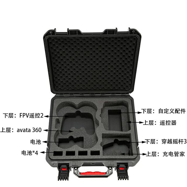Caja de herramientas de metal para camioneta, Caja de herramientas de metal para el hogar, Caja de herramientas de metal con recubrimiento en polvo, Caja de herramientas de metal pequeña